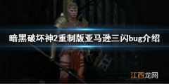 暗黑破坏神2重制版三闪bug是什么 亚马逊三闪bug介绍