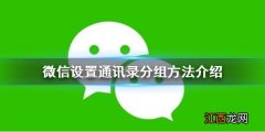 微信怎么设置通讯录分组 微信设置通讯录分组方法介绍