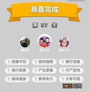 成语升官记第37关答案是什么 第37关答案分享