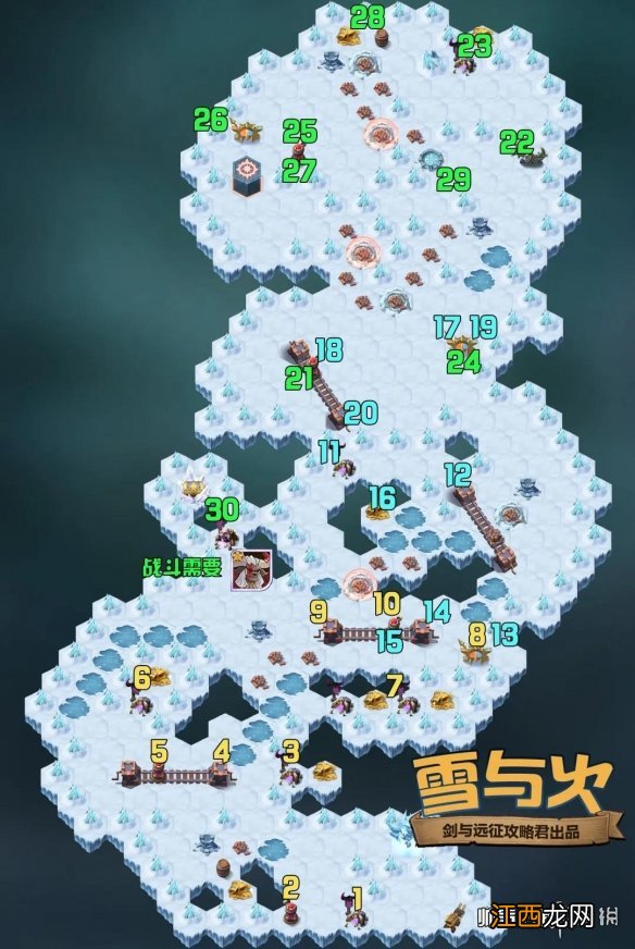 剑与远征雪与火怎么通关 剑与远征雪与火通关路线