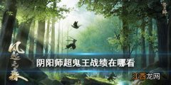 阴阳师超鬼王战绩在哪看 阴阳师风起之森超鬼王战绩查询地址