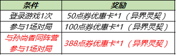 王者荣耀11月9日更新公告 王者荣耀孙尚香异界灵契上新皮肤抽奖活动开启