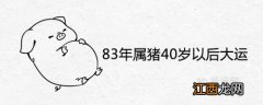 83年属猪人三大坎婚姻 83年属猪人的灾难年龄，1983年属猪人最终寿命