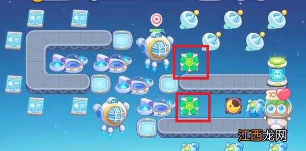 《保卫萝卜4》太空穿越第二关满星攻略