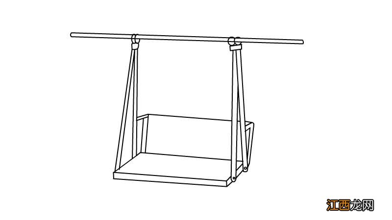 秋千简笔画