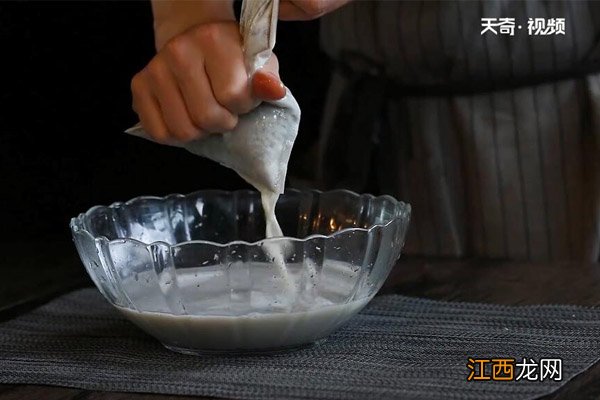 芝麻黑豆豆浆的做法