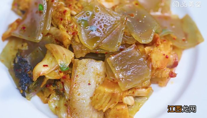 辣白菜炒苕皮 辣白菜炒苕皮怎么做