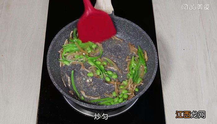 青椒榨菜炒毛豆的做法 青椒榨菜炒毛豆怎么做