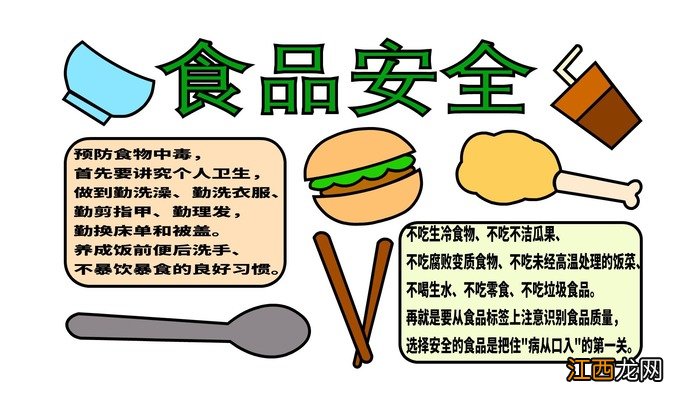 ?食品安全手抄报 ?食品安全手抄报怎么画