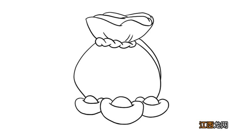 新春福袋简笔画