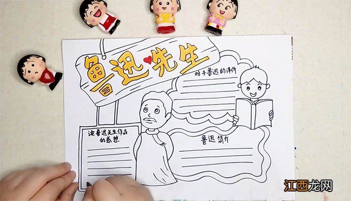 鲁迅手抄报 鲁迅手抄报画法