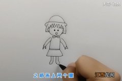 樱桃小丸子简笔画