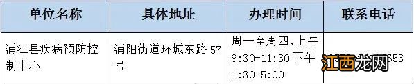 金华市健康证办理地址 金华健康证办理地点