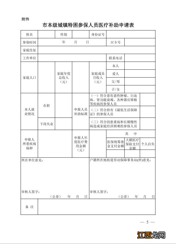 2021秦皇岛城镇医疗补助申报材料 2021秦皇岛城镇职工医疗保险