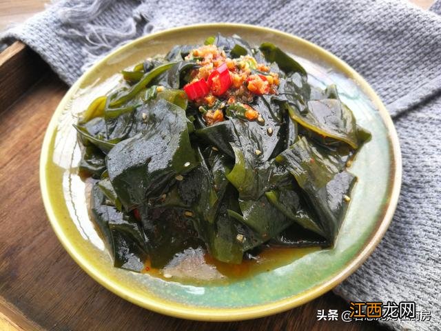 凉菜绿色的那个叫什么 凉菜绿色的像海带一样的菜叫什么菜