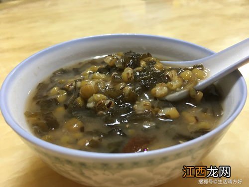 绿豆汤清热解毒 绿豆海带放什么糖好