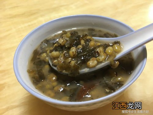 绿豆汤清热解毒 绿豆海带放什么糖好