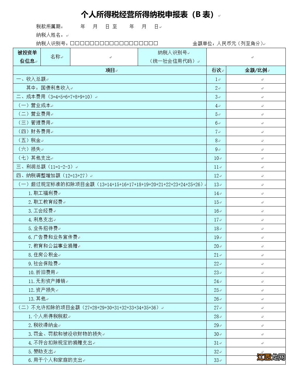 个人所得税经营所得汇算清缴指南