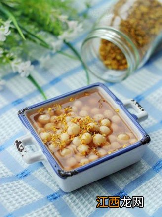 苏州特色小吃:桂花芡实羹各地小吃