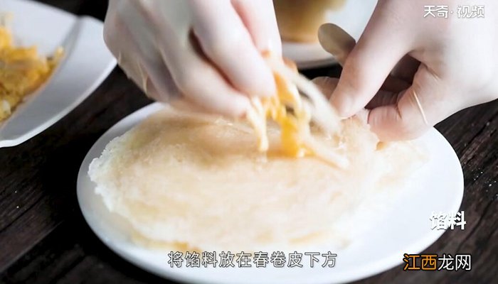 素春卷的做法 素春卷怎么做