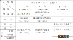 台州中小学考试时间2021 2022台州下半年教资笔试具体时间一览