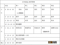 附课程表 合肥市虹桥小学关于启动线上教学的通知