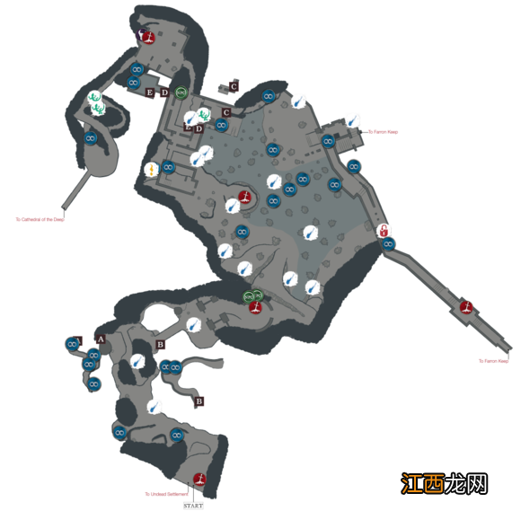 黑暗之魂3详细地图 《黑暗之魂3》全地图一览