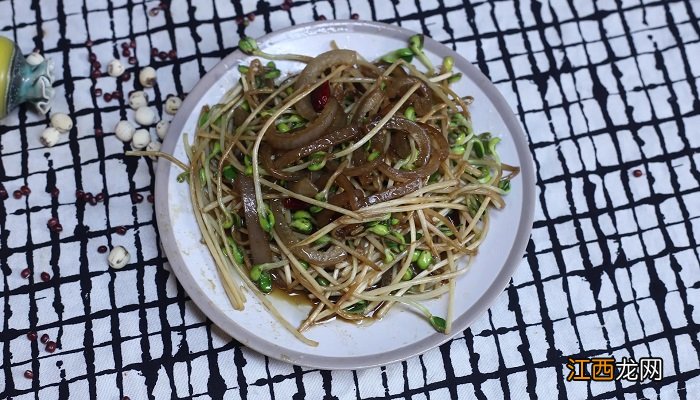 肉皮黄豆芽怎么炒好吃窍门 黄豆芽炒肉皮的做法