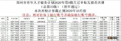 第33批 2020年11月郑州人才生活补贴最新批次名单