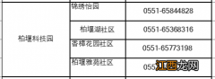 合肥肥西柏堰科技园疫情防控报备电话