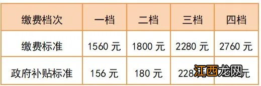 南京城镇养老保险缴费标准 南京城乡居民养老保险缴费档次