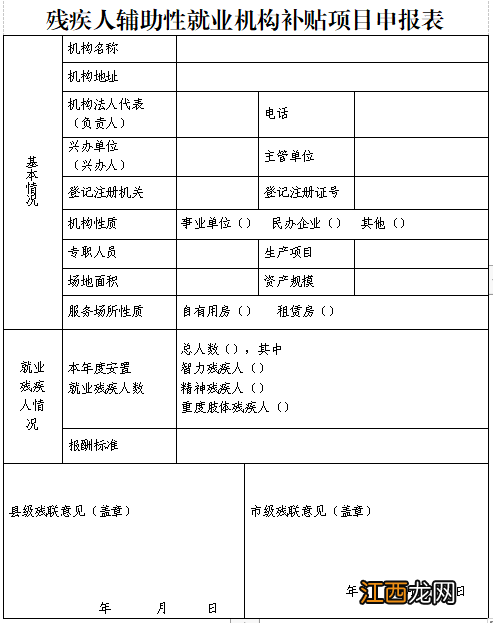 2022年兰州新区残疾人辅助性就业机构补贴申报材料有哪些