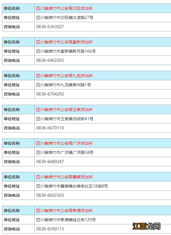 四川省德阳市身份证 德阳身份证异地受理点