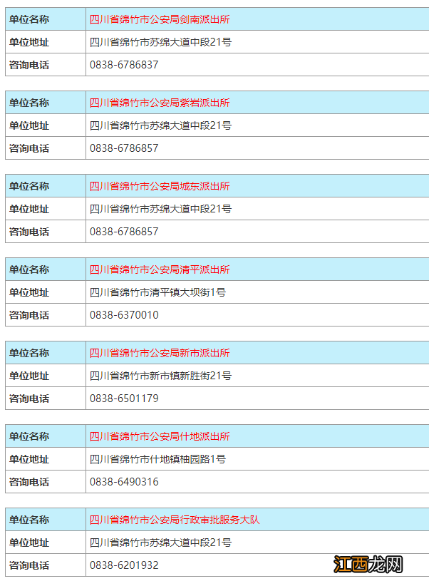 四川省德阳市身份证 德阳身份证异地受理点