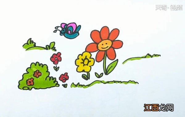 春天简笔画图片大全 幼儿园 春天简笔画