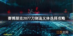 赛博朋克2077刀剑义体插件怎么用 赛博朋克2077刀剑流义体插件怎么选