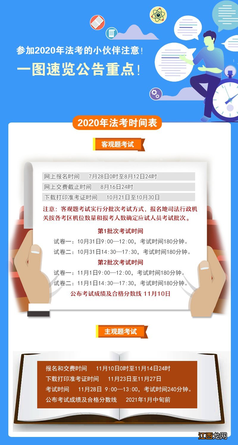 天津司法考试时间2020报名时间 2020天津法律职业资格考试时间表