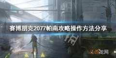 赛博朋克2077攻略帕南做完天空过客 赛博朋克2077攻略帕南怎么做