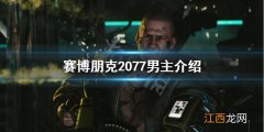 赛博朋克2077男主角叫什么 赛博朋克2077男主图片