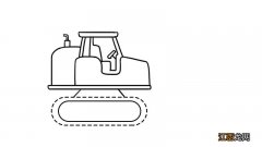 钻土机简笔画怎么画 钻土车简笔画教程