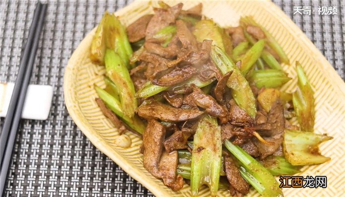 芹菜猪肝的做法大全家常 芹菜猪肝的做法芹菜猪肝怎么做