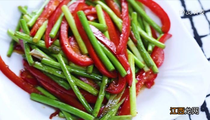 辣椒炒蒜苔的做法大全 甜椒炒蒜苔的做法