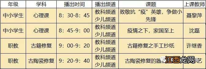 2020年2月26日金陵微课南京电视台播出时间