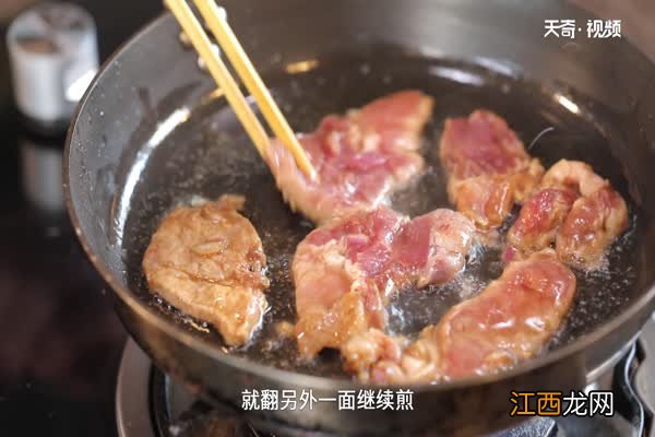 生煎猪梅花肉的做法 煎猪梅花肉的家常做法