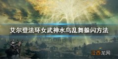 艾尔登法环女武神水鸟乱舞躲闪方法