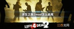 求生之路2mod怎么启用正版 求生之路2mod怎么启用