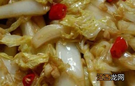 家常醋溜白菜的做法新手 家常醋溜白菜的做法