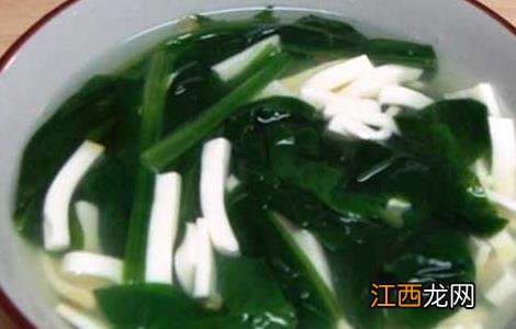 菠菜豆腐汤的制作方法视频 菠菜豆腐汤的制作方法