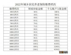 寻乌县城乡居民养老保险参保缴费标准2023