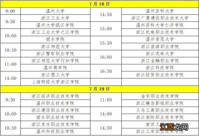 2020浙江高考志愿填报云咨询周 2020年浙江高考志愿填报